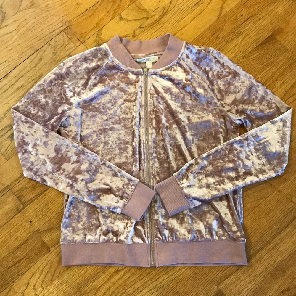 Sold! Nordstrom Velvet zip-up